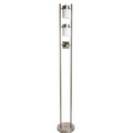 Polished Silver Digital Photo Floor Lamp